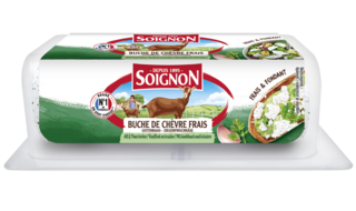 Ziegenfrischkäse-Rolle Knoblauch & Kräuter 125g